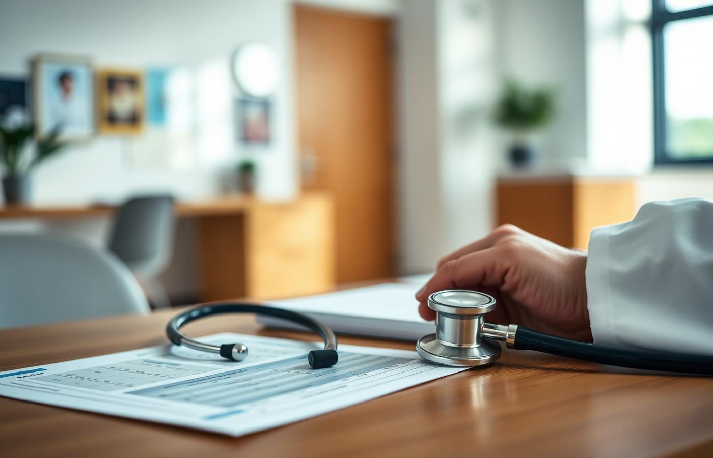 Consulta médica na Clínica LES
